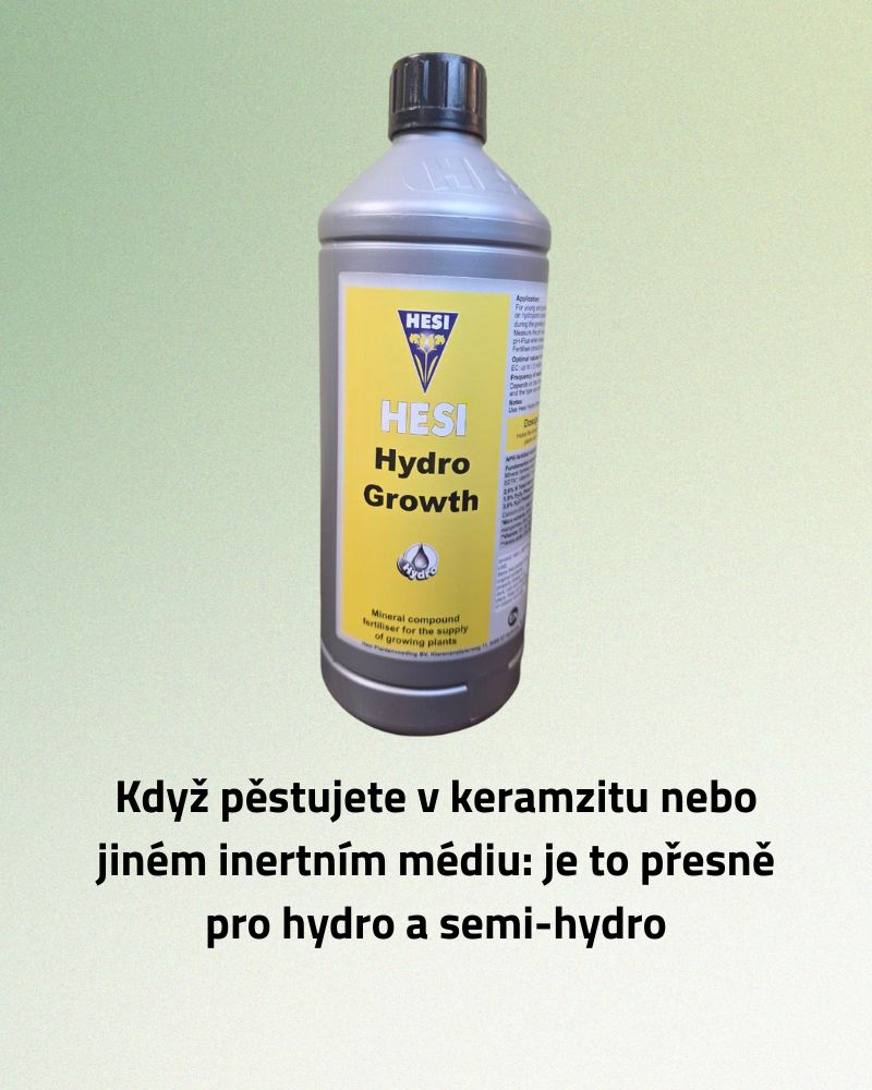 Hesi Hydroponické hnojivo pro mladé rostliny 1L- žluté